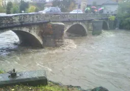 La piena del Maira nel novembre di tre anni fa